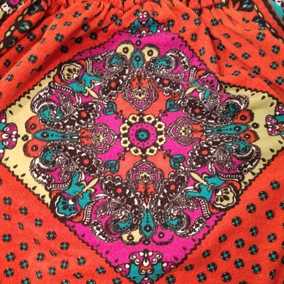 Maurice's Smocked Boho Top size Medium - Picture 7 of 8